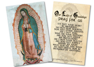 Our Lady of Guadalupe Holy Card